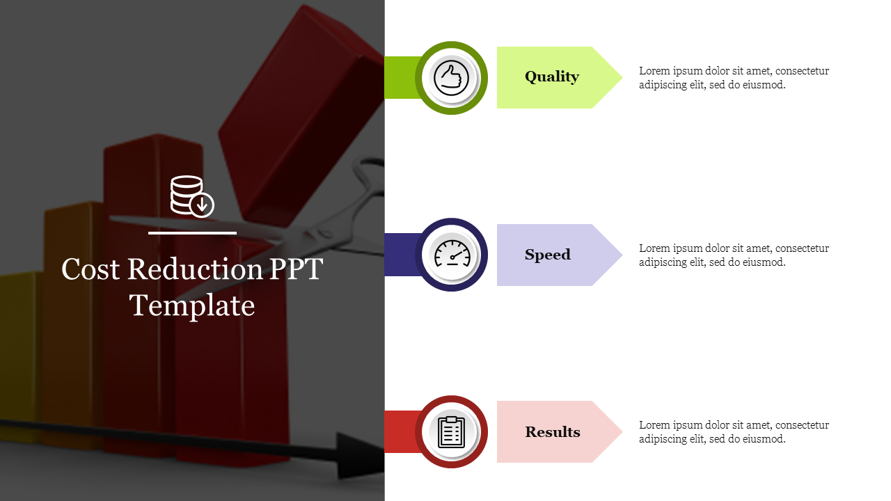 Cost Reduction PPT Template